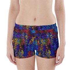 Colorful Waves                                                      Boyleg Bikini Wrap Bottoms by LalyLauraFLM