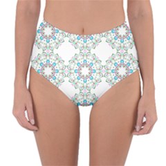Embroidery Paisley Reversible High-waist Bikini Bottoms by snowwhitegirl