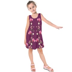 New Motif Design Textile New Design Kids  Sleeveless Dress by Simbadda