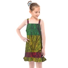 Rasta Forest Rastafari Nature Kids  Overall Dress