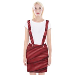 Tube Plastic Red Rip Braces Suspender Skirt by Celenk