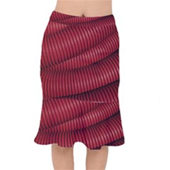 Tube Plastic Red Rip Mermaid Skirt by Celenk