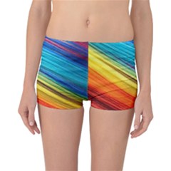 Rainbow Reversible Boyleg Bikini Bottoms by NSGLOBALDESIGNS2
