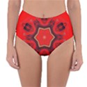 Chakra Art Heart Healing Red Reversible High-Waist Bikini Bottoms View1