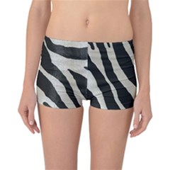Zebra Print Reversible Boyleg Bikini Bottoms by NSGLOBALDESIGNS2