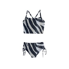 Zebra Print Girls  Tankini Swimsuit by NSGLOBALDESIGNS2
