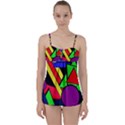 Background Color Art Pattern Form Babydoll Tankini Set View1