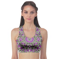 Love On The Sea Of Love In Peace Sports Bra by pepitasart