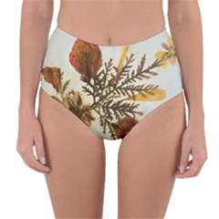 Holy Land Flowers 2 Reversible High-waist Bikini Bottoms by DeneWestUK