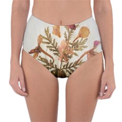 Holy Land Flowers 4 Reversible High-waist Bikini Bottoms by DeneWestUK