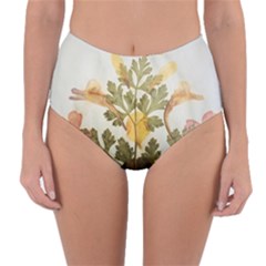 Holy Land Flowers 7 Reversible High-waist Bikini Bottoms by DeneWestUK