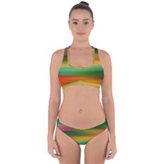 Art Blur Wallpaper Artistically Cross Back Hipster Bikini Set by Sapixe