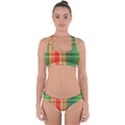 Seamless Pattern Design Tiling Cross Back Hipster Bikini Set View1