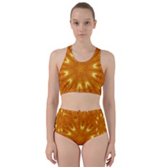 Kaleidoscopic Flower Racer Back Bikini Set by yoursparklingshop
