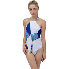 Flag Map Of Guam Go With The Flow One Piece Swimsuit by abbeyz71
