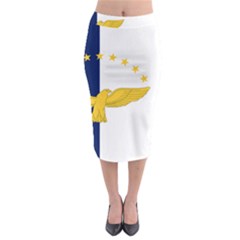 Flag Of Azores Midi Pencil Skirt by abbeyz71