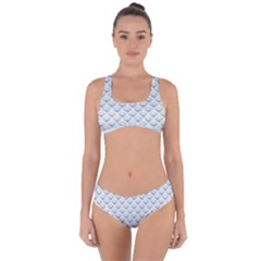 Sparkly Diamond Pattern Criss Cross Bikini Set by emilyzragz