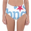Galician Nationalist Bloc Logo Reversible High-Waist Bikini Bottoms View3