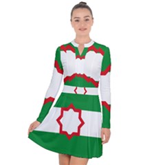 Nationalist Andalusian Flag Long Sleeve Panel Dress by abbeyz71