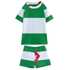 Flag Of Andalucista Youth Wing Of Andalusian Party Kids  Swim Tee And Shorts Set by abbeyz71