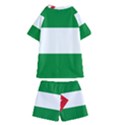 Flag of Andalucista Youth Wing of Andalusian Party Kids  Swim Tee and Shorts Set View2