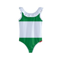 Flag Of Andalucista Youth Wing Of Andalusian Party Kids  Frill Swimsuit by abbeyz71