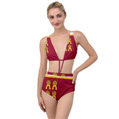 Coat Of Arms Of Murcia Tied Up Two Piece Swimsuit by abbeyz71