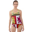 Coat of arms of Castile and León Cut-Out Back One Piece Swimsuit View1
