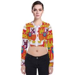 Coat Of Arms Of Spain Zip Up Bomber Jacket by abbeyz71