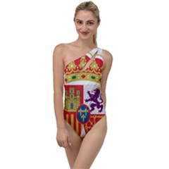 Coat Of Arms Of Spain To One Side Swimsuit by abbeyz71