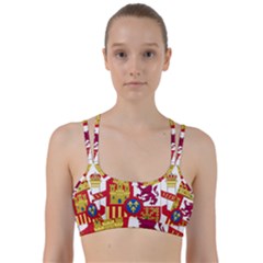 Coat Of Arms Of Spain Line Them Up Sports Bra by abbeyz71