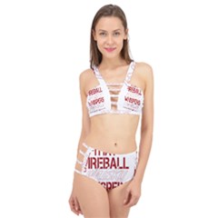 Fireball Whiskey Shirt Solid Letters 2016 Cage Up Bikini Set by crcustomgifts