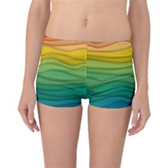 Background Waves Wave Texture Boyleg Bikini Bottoms by Sapixe