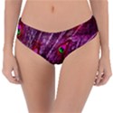 Peacock Feathers Color Plumage Reversible Classic Bikini Bottoms View3