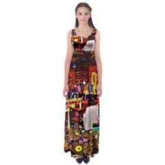 Painted House Empire Waist Maxi Dress by MRTACPANS