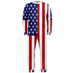 Us Flag Stars And Stripes Maga Onepiece Jumpsuit (men)  by snek