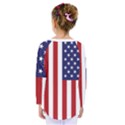 US Flag Stars and Stripes MAGA Kids  Long Sleeve Tee View2