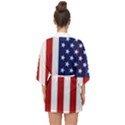 US Flag Stars and Stripes MAGA Half Sleeve Chiffon Kimono View2