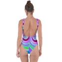 Groovy Abstract Red Swirl On Purple And Pink Bring Sexy Back Swimsuit View2