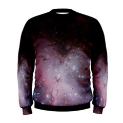 Eagle Nebula Wine Pink And Purple Pastel Stars Astronomy Men s Sweatshirt by genx