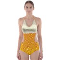 Bubble Beer Cut-Out One Piece Swimsuit View1