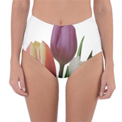 Tulips Bouquet Reversible High-waist Bikini Bottoms by picsaspassion
