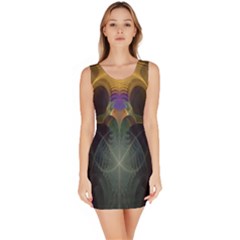 Fractal Colorful Pattern Design Bodycon Dress by Wegoenart