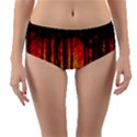 Forest Fire Forest Climate Change Reversible Mid-Waist Bikini Bottoms View1
