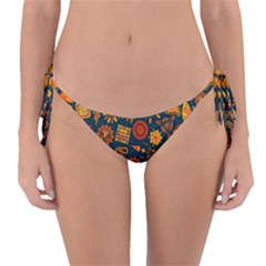 Pattern Background Ethnic Tribal Reversible Bikini Bottom by Wegoenart