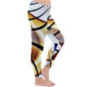 Pattern Fractal Gold Pointed Classic Winter Leggings View3
