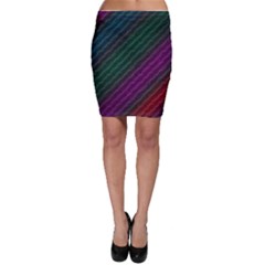 Background Texture Pattern Bodycon Skirt