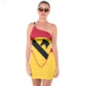 Flag of United States Army 1st Cavalry Division One Soulder Bodycon Dress View1