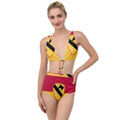 Flag Of United States Army 1st Cavalry Division Tied Up Two Piece Swimsuit by abbeyz71