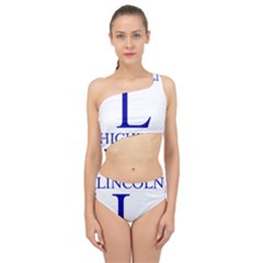Lincoln Highway Marker Spliced Up Two Piece Swimsuit by abbeyz71